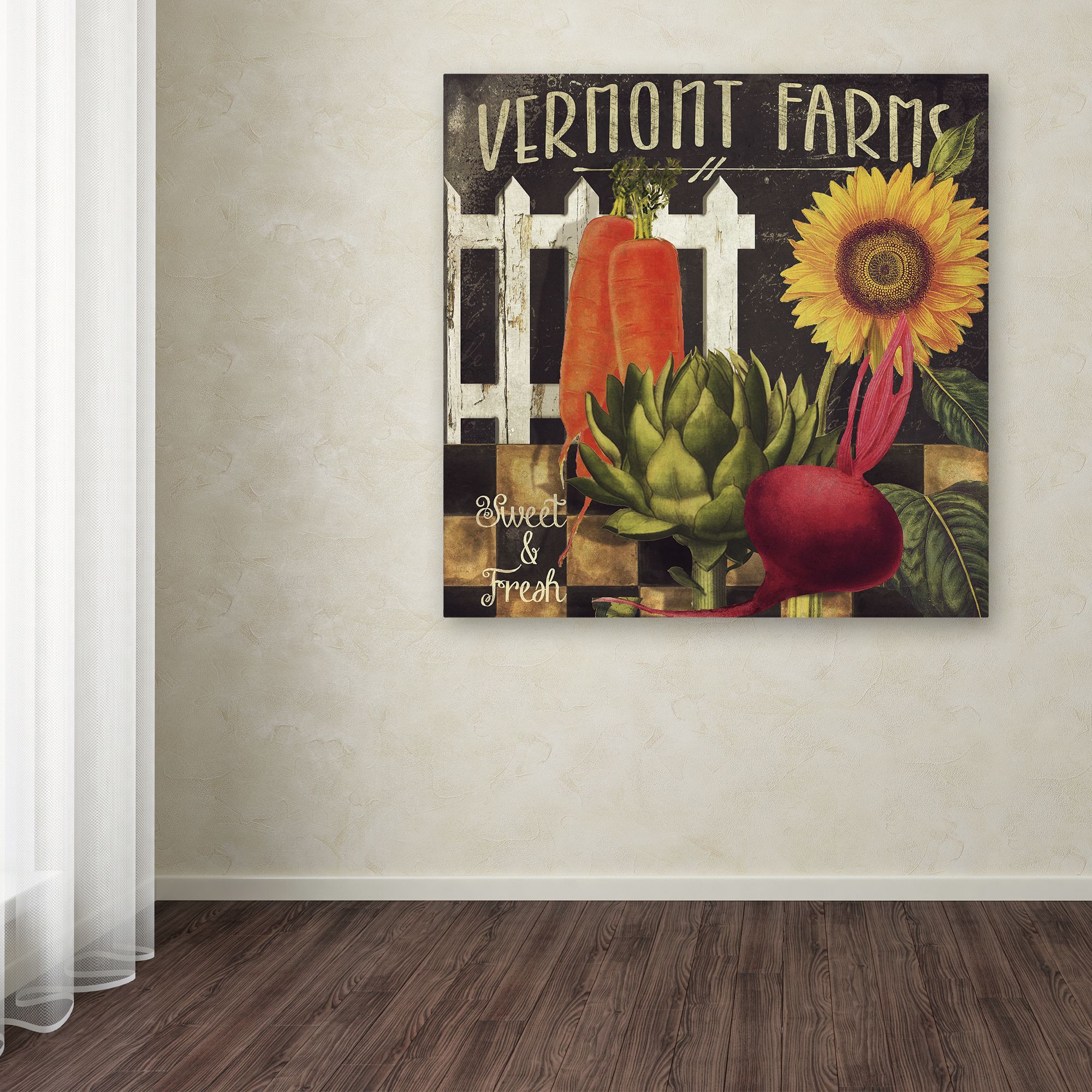 Trademark Fine Art "Vermont Farms VIII" Canvas Art by Color Bakery