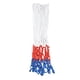 thumbnail image 3 of Red De Baloncesto, Red De Aro De Baloncesto Blanca, Roja Y , Nailon Práctico Para Deportes, 3 of 7