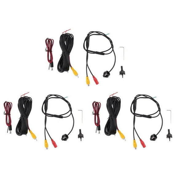 3X 360° Car Rear Front Side View Backup Reversing Camera Waterproof Night Vision
