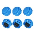 thumbnail image 3 of 30mm Mounting Hole Momentary Game Push Button Switch  for Arcade Video Games Blue, 10pcs, 3 of 5