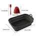 thumbnail image 5 of Ounissouiy Cesta de silicona para freidora de aire, forma cuadrada, molde plegable para freidora de aire, bandeja para hornear alimentos, Herramientas y accesorios para hornear 3 piezas/gris, 5 of 6