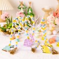thumbnail image 3 of MesaSe Easter Pendant Lattice Pattern Cartoon Design Hanging Wooden Beads Garland with Rabbit Ornament Party Accessories, 3 of 10