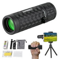 ToyKingdee Night Vision Monocular, Telescope for Adults High Powered with Smartphone Adapter Tripod, High-Definition Low Light Night Vision Monocular