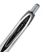 Uniball 207 Needle Retractable Gel Pens, Medium Point (0.7mm), Black Ink, 12 Count