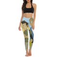 thumbnail image 6 of Wild Kratts Women's Yoga Pants Elastic Yoga Capris Workout Leggings High Waist Trousers for Running, Daily Wear 2XL, 6 of 8