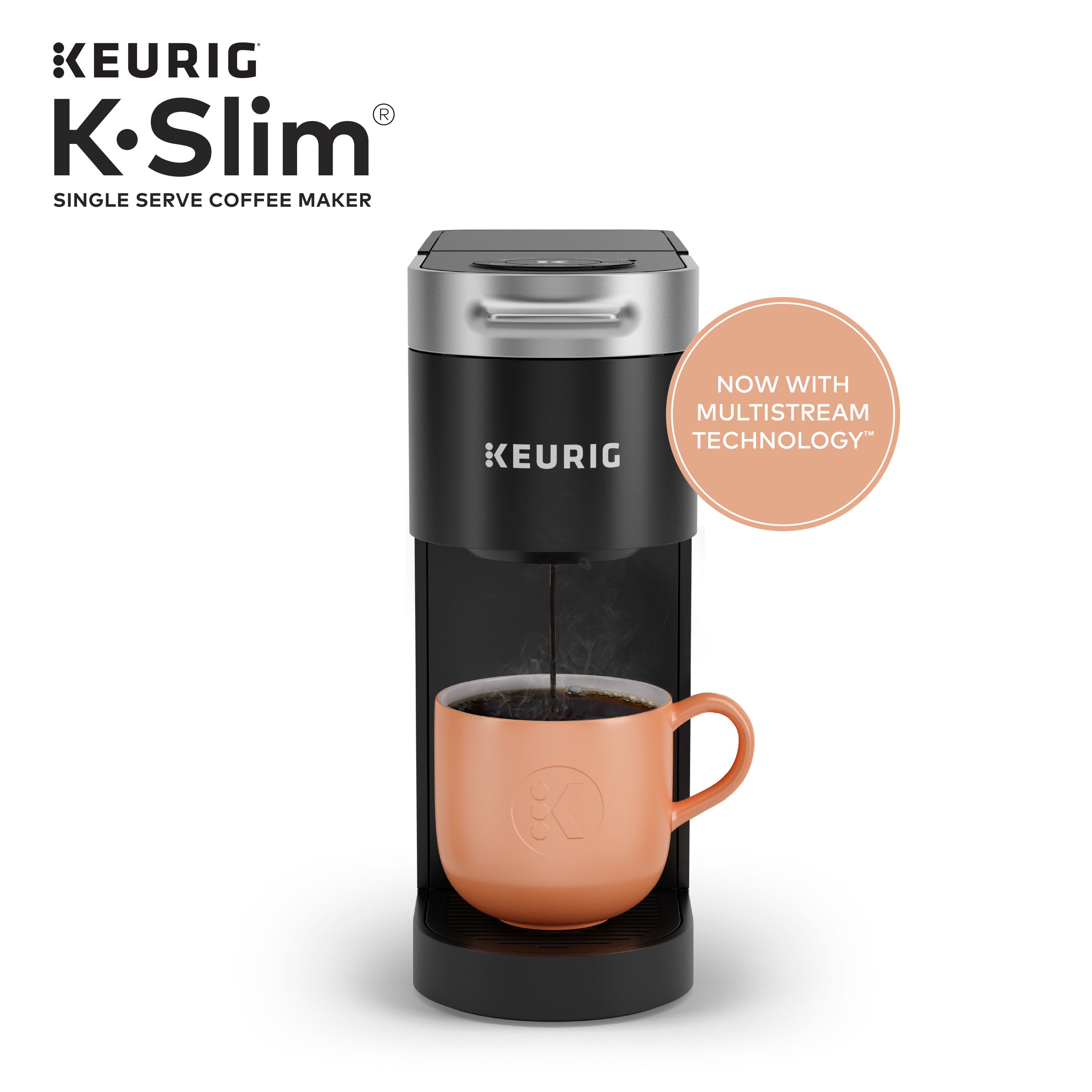 Keurig K-Slim Single-Serve K-Cup Pod Coffee Maker, Black - image 4 of 16