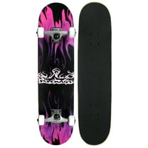 Crowne Skateboard Rookie Purple Flame Complete