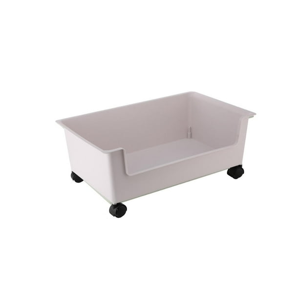 Storage Bin with Wheels Moving Storage Container for Closet Office Bed