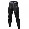 thumbnail image 1 of Men's Athletic Compression Pants Baselayer Quick Dry Sports Running Gym Workout Tights Leggings, 1 of 4