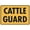 Warning Sign 5, variant on Cattle Monitoring Camera in Use Reflective Aluminum Sign 12 x 8 Inches - with Symbol, Weatherproof Signage for Indoor Outdoor Farm, Ranch, Cattle Security Zone