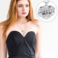 thumbnail image 3 of Carta Miembros de la familia Collar de corazón de diamante completo Accesorios de moda para mujer Wmkox8yi  sjalhkljlk1120, 3 of 5
