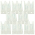 thumbnail image 1 of KONTONTY 8Pcs Plastic Shower Door Bottom Guides For Bathroom Installation With Flat Bottom Design, 1 of 8