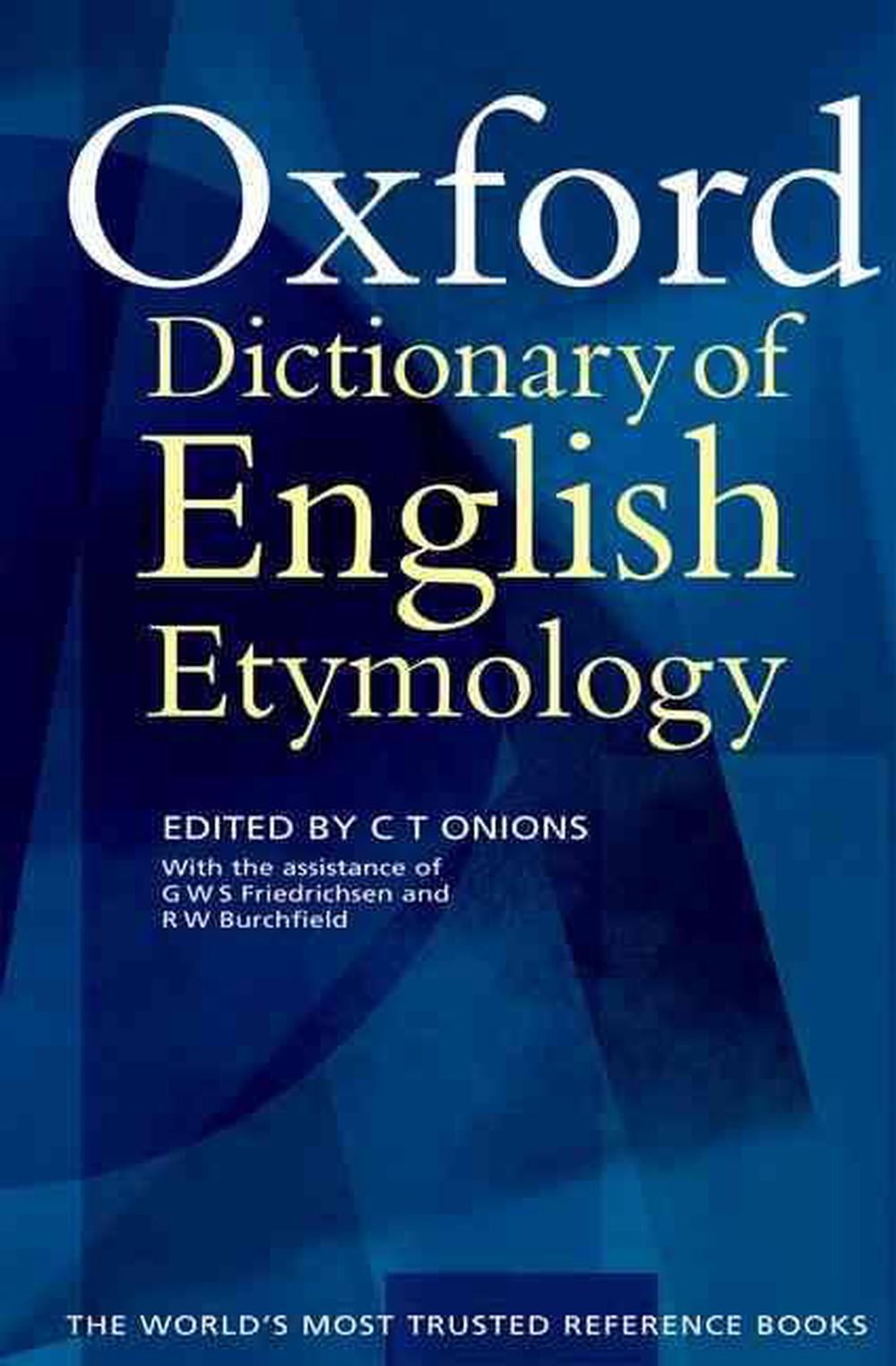 The Oxford Dictionary of English Etymology (Hardcover)
