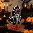 thumbnail image 5 of RUINIXCW 7 Inch Halloween Deck Goose Outfits Desk Duck Outfit Mini Porch Goose Outfit  for Desktop Goose Figurine Holiday Desk Goose Clothes Hoodie and Accessory (No Goose), 5 of 6