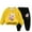 Yellow-1, variant on Toddler Tracksuit Girl 4T 2PCS Fall Loungewear Outfits Rabbit Cute Print Crewneck Sweatshirt Joggers Sweatpants 3-9T, Orange, 5 Years