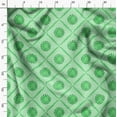 thumbnail image 3 of Soimoi Florals Printed, Japan Crepe SatinFabric, by The Yard 54 Inch Wide, Decorative Sewing Fabric for Dresses Kimonos Gowns, Lime, 3 of 6