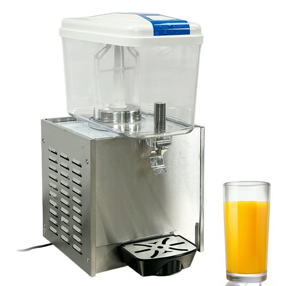 18L Singe Container Beverage Juice Dispenser Machine, Refrigerated Beverage Dispenser