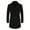 Black, variant on Wyobmus Men's Casual British Style Trench Coat Slim Fit Notched Collar Long Jacket Overcoat Double Breasted Pea Coat Wih Pockets Black