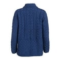 thumbnail image 2 of Boyne Valley Knitwear Women's Honeycomb Wool Cardigan Front Buttons, 2 of 2