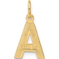 thumbnail image 4 of 14K Yellow Gold Letter A Initial Charm (15.05 X 10.34) Made In United States c566a, 4 of 6