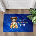 thumbnail image 4 of Autism Awareness Boxer Accept Understand Love Doormat Boxers Dog Lover Gifts Idea Indoor Outdoor Welcome Mat - 12003, 4 of 5