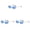 Blue, variant on Small Square Sunglasses for Women Men, Vintage Narrow Rectangular Metal Half Frame Sunglasses, Sexy Chic Sun Glasses Ladies Fashion Narrow Eyeglasses Shades 1-3 PC