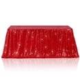 thumbnail image 4 of Mantel Poise3EHome Rojo con Lentejuelas 229x396 cm Rectangular, 4 of 7