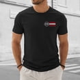 thumbnail image 5 of Ramiter Men's America 250Th Anniversary Printed T-Shirt Patriotic Falg Shirts for Men(Black,L), 5 of 8