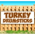 thumbnail image 1 of Turkey Drumsticks 13 oz Vinyl Banner With Metal Grommets, 1 of 4