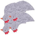 thumbnail image 4 of HONMEET Egg Protector Chick Shaped Cover Cloth Grey 4Pcs, 4 of 8