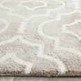 thumbnail image 3 of Safavieh Dip Dye Lairos Distressed Wool Area Rug, Beige/Ivory, 10' x 14', 3 of 11