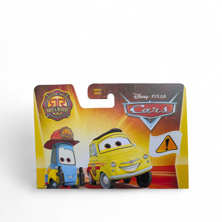 Mattel, Cars Disney Pixar Diecast Luigi and Guido Rescue Toy