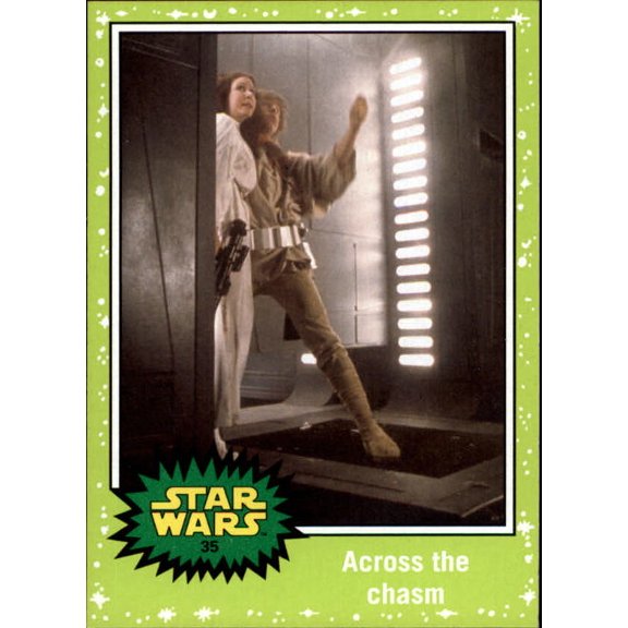 Collectible 2015 Star Wars Journey to The Force Awakens Jabba Slime Green #35 Across the Chasm Official Trading Card