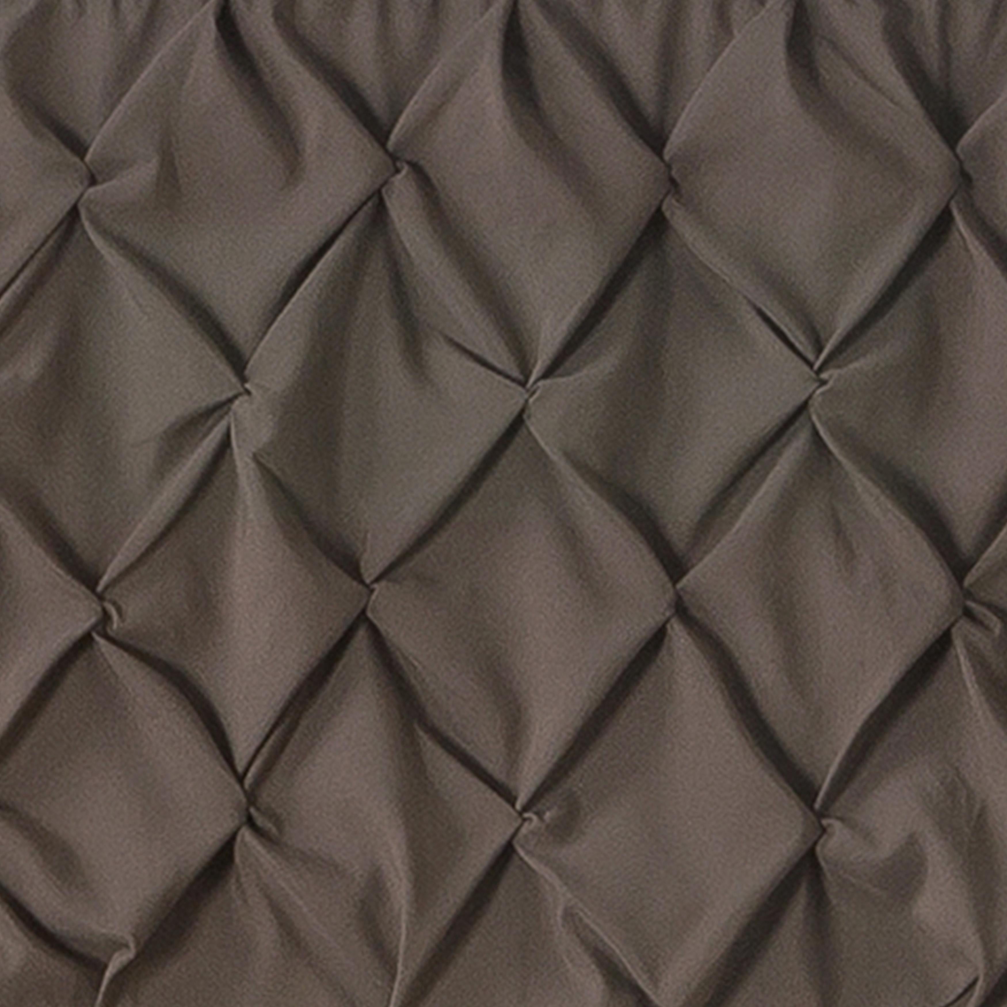 VCNY Home Carmen Chocolate Solid Color Rod Pocket Light-Filtering Curtain Valance, 60" x 20"
