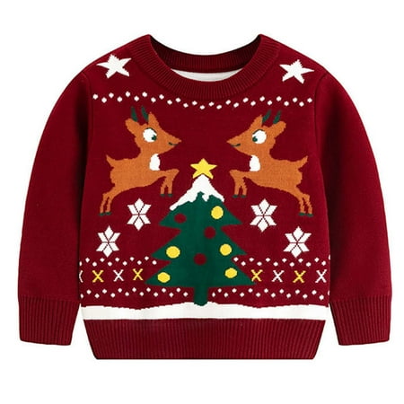 

Autumn And Winter Christmas Tree Children s Cute Sweater Girls Baby Bottom Sweater Girls Hooded Sweatshirt Girls Sweat Shirts Baby Tan Outfit Baby Girl Jackets 18-24 Months Knit Top Baby Jackets for