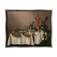 thumbnail image 5 of Stupell Industries Still Life with Gilt Cup Willem Claesz Classic Painting Painting Luster Gray Floating Framed Canvas Print Wall Art, Design by one1000paintings, 5 of 5