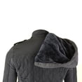 thumbnail image 5 of Maximos Men's Hooded Zip Up Fleece Lined Sherpa Bomber Jacket 1699, 5 of 8