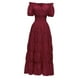 thumbnail image 1 of Vestido camisero Medieval, accesorios de moda, vestido largo de pirata campesino, vestido bajo Milesiano, vestido para adultos, puesta en escena para rojo l, 1 of 8