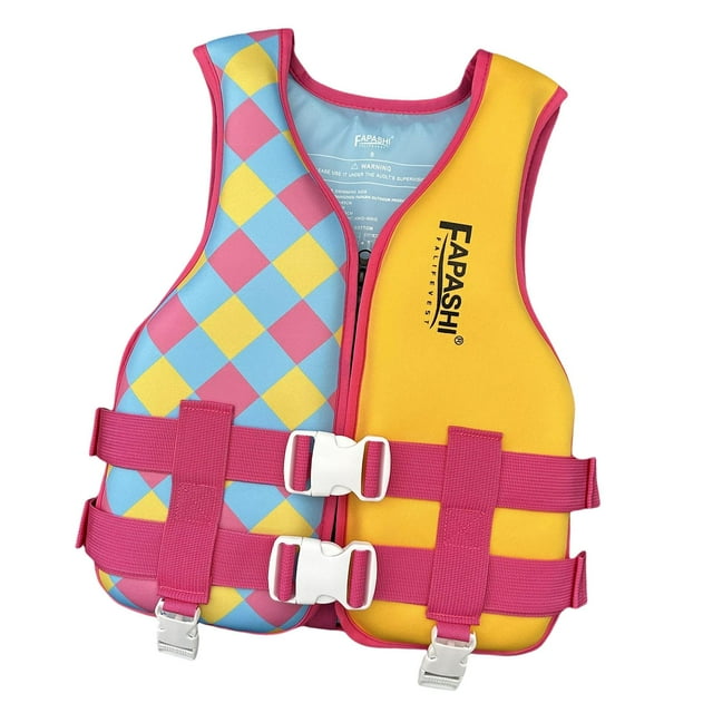 Chaleco Salvavidas Clásico Para Niños Y Adultos, Ideal Para Deportes Acuáticos De 30 A 50 Kg.