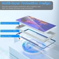 thumbnail image 3 of Compatible with Galaxy S23 Ultra Case, Heavy Duty Shockproof Military Drop Protection Slim Cases Phone Covers Clear for Samsung Galaxy S23 Ultra 5G 6.8 inches - Iridescent, 3 of 6