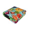 thumbnail image 2 of KLL Vegetable (2) Print Fleece Throw Blanket, Horizontal Fleece Bedding Cute Soft Blankets Comfy Fleece Flannel Plush Home Decor for Couch & Bed -50"x40", 2 of 9