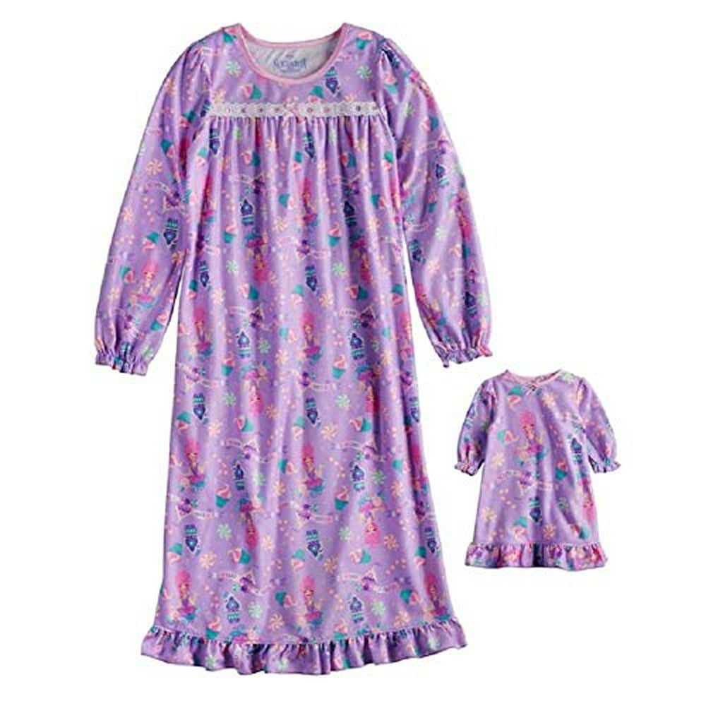 AME - Girls Purple Nutcracker Nightgown and Matching 18