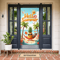 thumbnail image 6 of Tropical Vibes Hello Summer Banner Fun Beach Pineapple Sunglasses Sun for Summer Party Outdoor Celebration Beach Party, 6 of 7