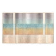 thumbnail image 4 of My Magic Carpet 3'x5' Machine Washable Kitchen Entryway Bedroom Area Rug - Flux Striped Multicolor, 4 of 6