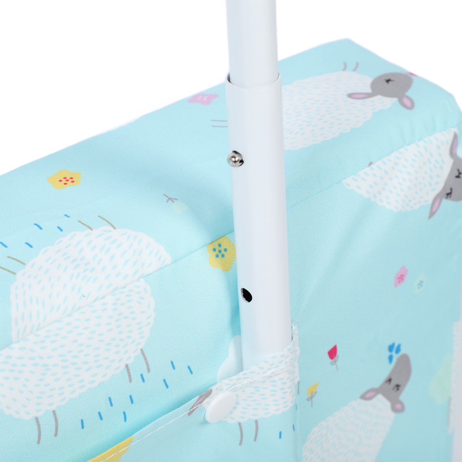 YAHHU Bed Rail for Toddlers Blue Sheep Adjustable Height Safety Side Guard Universal Fit for Twin Full Queen King Size Beds Breathable Mesh Baby Bed Railing Secure Anchor System 19.69 Inches