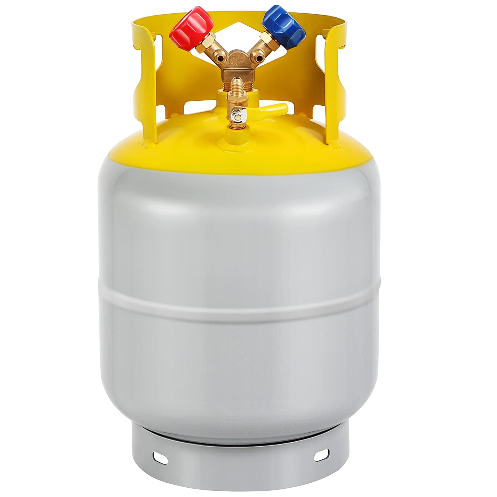 30 LB Capacity Refrigerant Recovery Tank with Double Valve Collar