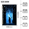 thumbnail image 2 of FORMRS 1-Subject Spiral Notebook 8" x 5" College Ruled 60 Refillable Sheet, 2 Pack, Blue Butterfly, 2 of 7