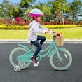 thumbnail image 4 of Gymax 18'' Retro Style Kids Bike Bicycle w/ Height Adjustable Handlebar & Seat Green, 4 of 10
