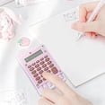 thumbnail image 6 of Byujiro Cute Piano-Themed 8-Digit Pocket Calculator, Mini Portable Basic Calculator for Students, Office, School & Daily Math Use, 6 of 7