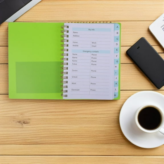 OUNONA Password Log Book with Tabs for Internet and Website Management